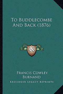 portada to buddlecombe and back (1876) (en Inglés)