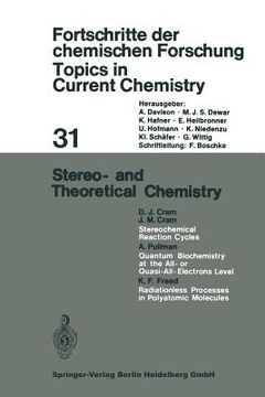 portada stereo- and theoretical chemistry (en Inglés)