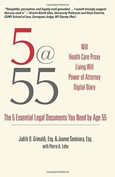 portada 5@55: The 5 Essential Legal Documents you Need by age 55 (en Inglés)