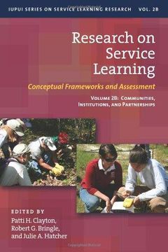 portada Research on Service Learning: Conceptual Frameworks and Assessments (IUPUI Series on Service Learning Research)