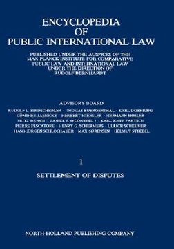 portada encyclopedia of public international law (en Inglés)