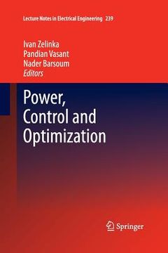 portada Power, Control and Optimization (en Inglés)
