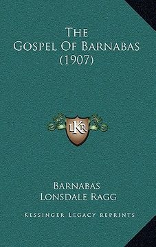 portada the gospel of barnabas (1907) (en Inglés)