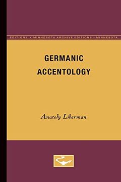 portada Germanic Accentology (en Inglés)