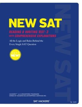 portada SAT HACKERS: All the logic and rules behind the every single sat question (SAT Reading & Writing) (Volume 1)
