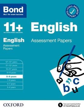 portada Bond 11+: Bond 11+ English Assessment Papers 8-9 Years (Bond: Assessment Papers) 