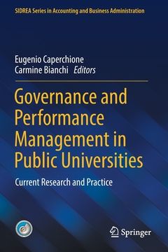 portada Governance and Performance Management in Public Universities: Current Research and Practice (en Inglés)