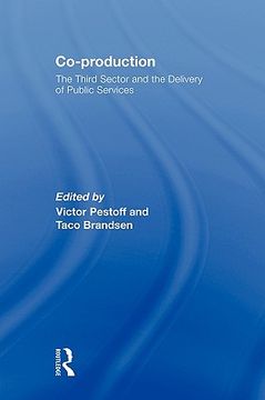 portada co-production: the third sector and the delivery of public services (en Inglés)