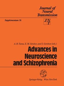 portada Advances in Neuroscience and Schizophrenia (en Inglés)