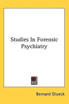 portada studies in forensic psychiatry
