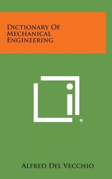 portada Dictionary of Mechanical Engineering (en Inglés)