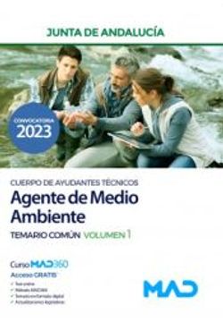 portada Cuerpo de Ayudantes Técnicos Especialidad Agentes de Medio Ambiente. Temario Común Volumen 1. Junta de Andalucía