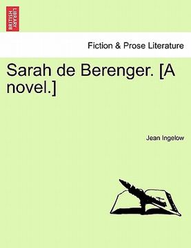 portada sarah de berenger. [a novel.] (en Inglés)