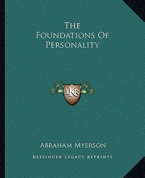 portada the foundations of personality