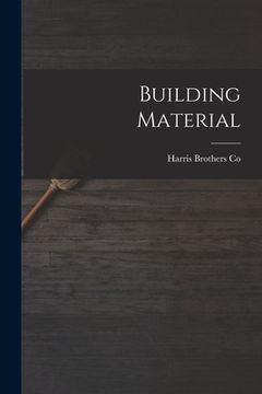 portada Building Material (en Inglés)
