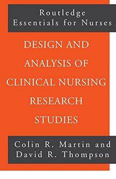 portada Design and Analysis of Clinical Nursing Research Studies (Routledge Essentials for Nurses) (en Inglés)
