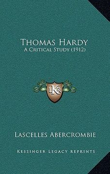 portada thomas hardy: a critical study (1912) (en Inglés)