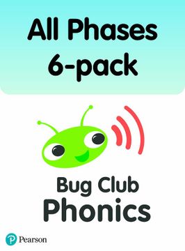 portada Bug Club Phonics all Phases 6-Pack (1080 Books) (Phonics Bug)