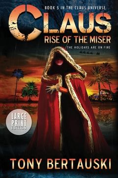portada Claus (Large Print Edition): Rise of the Miser (en Inglés)