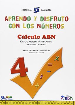 portada Aprendo y disfruto con los números, cálculo abn, 2 Educación Primaria. Cuaderno 4 (Paperback) (in Spanish)