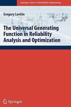 portada the universal generating function in reliability analysis and optimization (en Inglés)