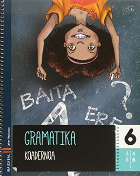 portada Gramatika koadernoa 6