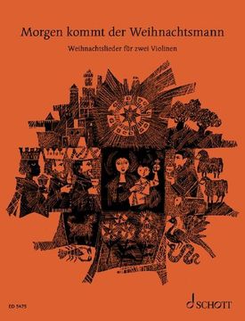 portada Morgen Kommt der Weihnachtsmann: 33 Beliebte Weihnachtslieder. 1-2 Violinen, Gitarre ad Libitum.