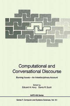 portada computational and conversational discourse: burning issues - an interdisciplinary account (en Inglés)