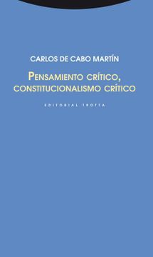 portada Pensamiento Crítico, Constitucionalismo Crítico