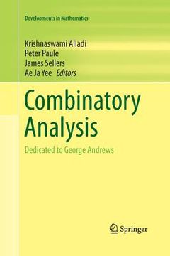 portada Combinatory Analysis: Dedicated to George Andrews (en Inglés)
