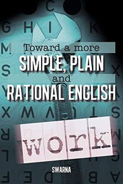 portada Toward a More Simple, Plain and Rational English (en Inglés)