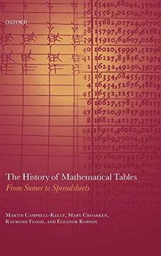 portada The History of Mathematical Tables: From Sumer to Spreadsheets (en Inglés)