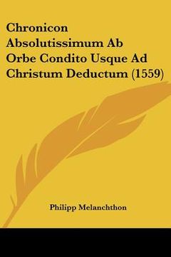 portada chronicon absolutissimum ab orbe condito usque ad christum deductum (1559) (en Inglés)