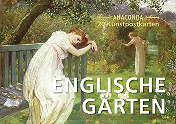 portada Postkarten-Set Englische Gärten - 20 Kunstpostkarten (en Alemán)