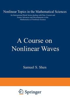 portada A Course on Nonlinear Waves (en Inglés)