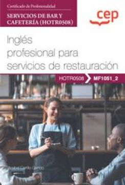 portada (Mf1051_2) Manual Ingles Profesional Para Servicios de Restauracion. Certificados de Profesionalidad. Servicios de bar Ycafeteria (Hotr0508)