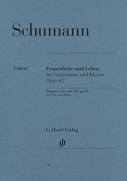 portada Frauenliebe und Leben op. 42. Gesang Mittel, Klavier