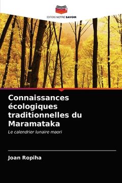portada Connaissances écologiques traditionnelles du Maramataka (en Francés)