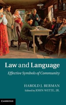 portada Law and Language Hardback: Effective Symbols of Community (en Inglés)