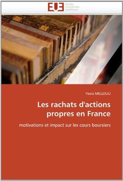 portada Les Rachats D'Actions Propres En France