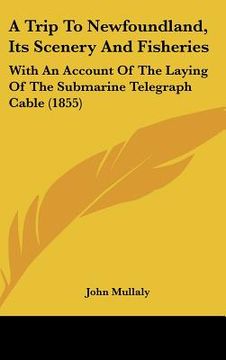 portada a trip to newfoundland, its scenery and fisheries: with an account of the laying of the submarine telegraph cable (1855) (en Inglés)