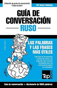 portada Guía de Conversación Español-Ruso y Vocabulario Temático de 3000 Palabras: 260 (Spanish Collection)