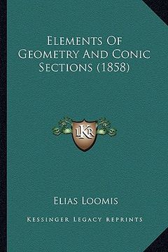 portada elements of geometry and conic sections (1858) (en Inglés)