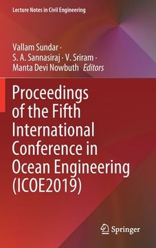 portada Proceedings of the Fifth International Conference in Ocean Engineering (Icoe2019) (en Inglés)