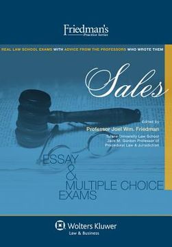 portada friedman's practice series: sales (en Inglés)