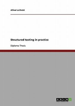 portada structured testing in practice (en Inglés)