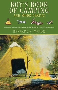 portada boy's book of camping and wood crafts (en Inglés)