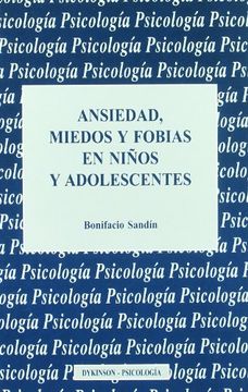 portada Ansiedad, Miedos y Fobias en Niños y Adolescentes (in Spanish)
