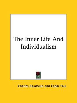 portada the inner life and individualism (en Inglés)