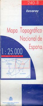 portada mapa topográfico nacional de españa. escala 1:25.000. 240-ii. ezcaray.